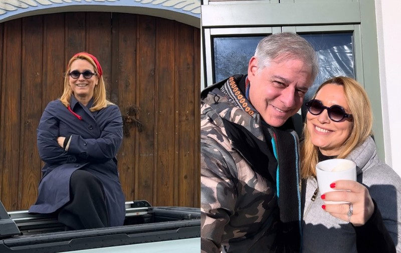 Cum petrece Andreea Esca Paștele catolic. Prezentatoarea a plecat cu familia din București