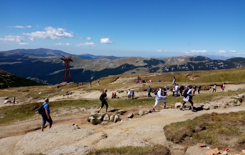 Aglomerație la munte în ultimul weekend de vară GALERIE FOTO