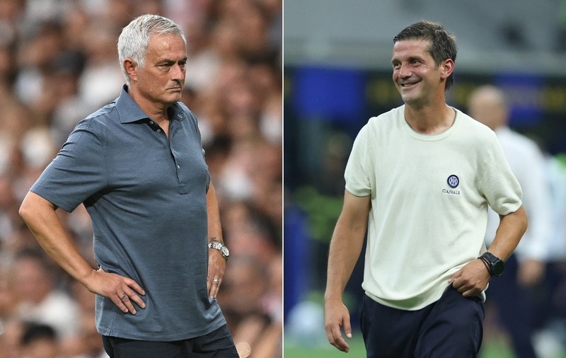 Jose Mourinho (Real Madrid) și Cristi Chivu (Inter Milano) se duelează în Champions League | Foto: Getty Images