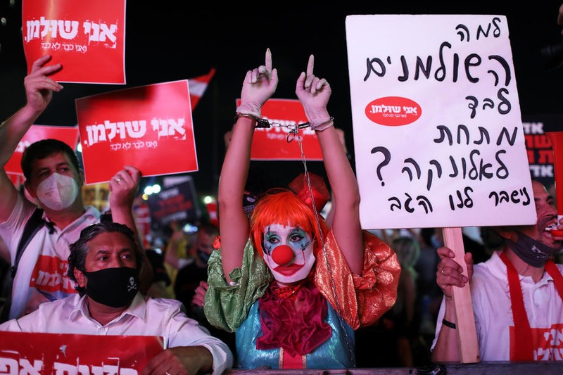 Protestatarii au cerut guvernului israelian să acorde subvenții financiare și să relaxeze restricțiile FOTO: EPA-EFE / ABIR SULTAN EPA-EFE/ABIR SULTAN