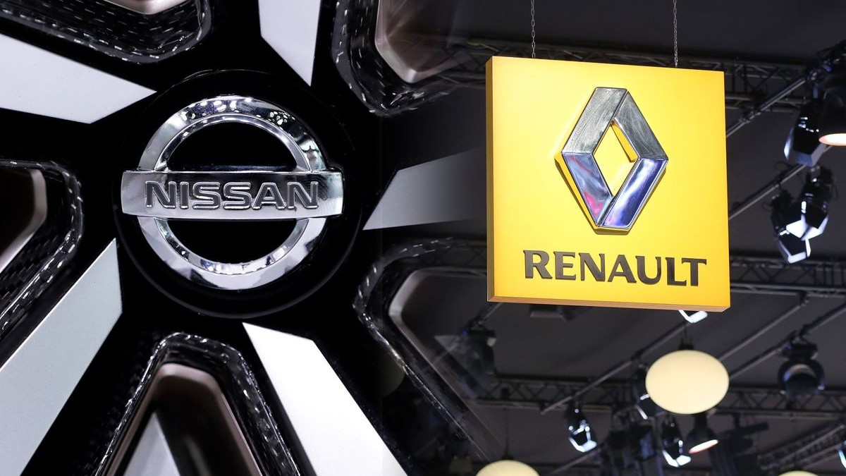 Mărcile Nissan și Renault într-un colaj