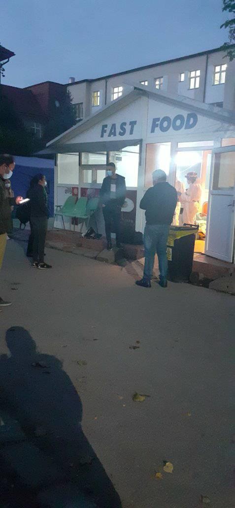 Așa arată triajul pentru pacienții cu COVID de la Spitalul de Urgență Sibiu