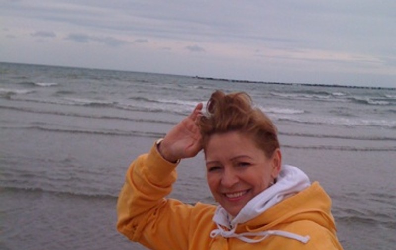 Matilda Pascal-Cojocăriţa s-a relaxat la mare