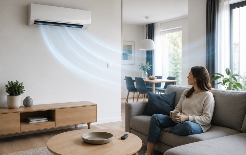 Aerul condiționat și circulația aerului în interiorul locuinței