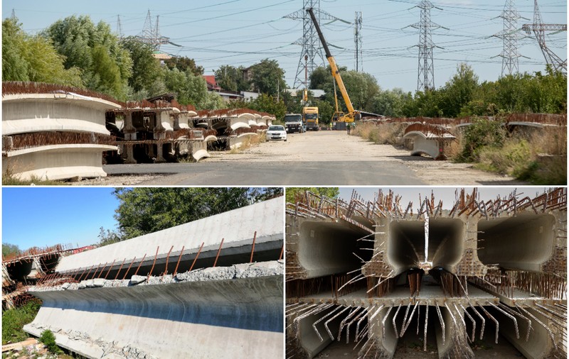 Dosar penal deschis în cazul podului de legătură către A2, ridicat cu grinzi lăsate să crape și apoi cosmetizate de firma Primăriei Sector 3