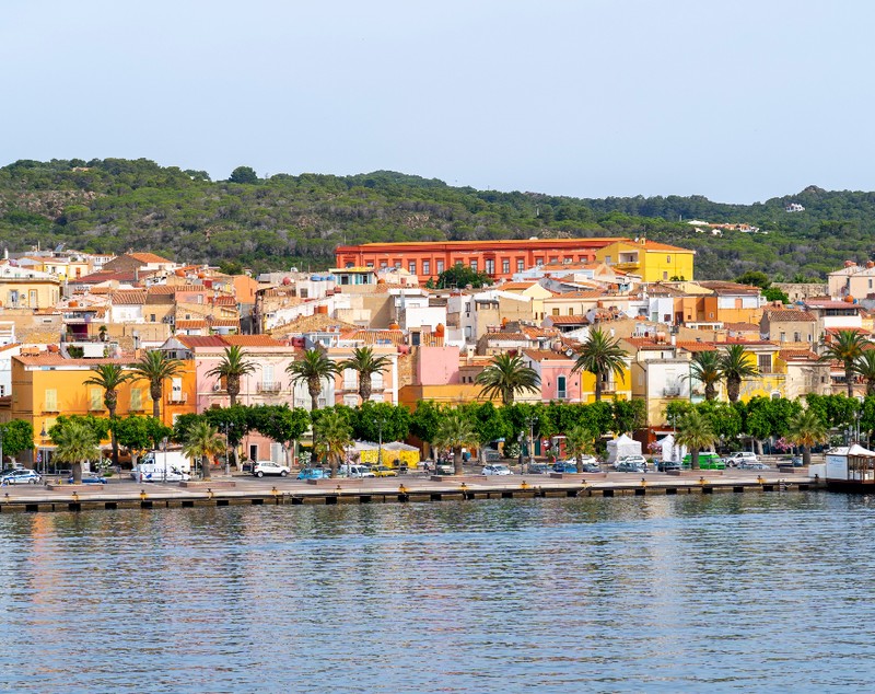 Satul Carloforte din Sardinia, Italia