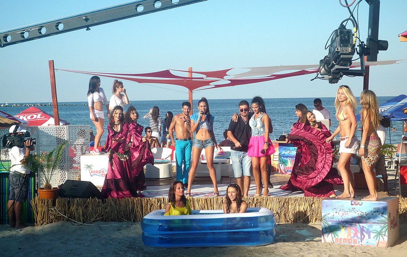 Syarela a făcut show pe litoral