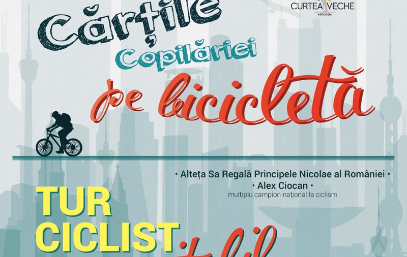 Turul ciclist caritabil “Cărțile copilăriei pe bicicletă”, 10 orașe în 9 zile pentru promovarea lecturii