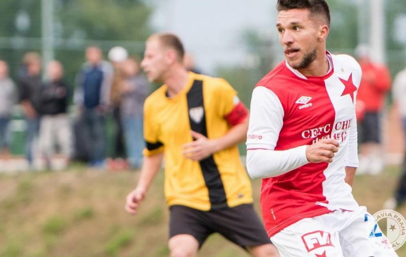 Alex Băluță a marcat primul gol oficial la Slavia Praga. Execuția rafinată cu care i-a cucerit pe cehi | VIDEO