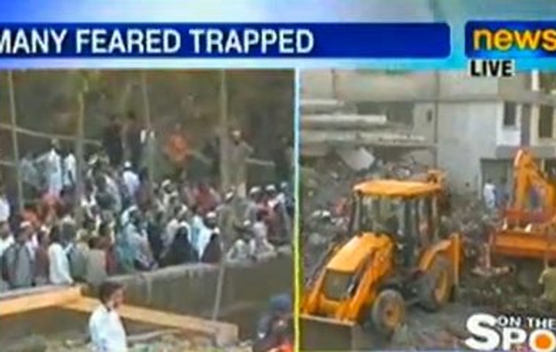 Cel puţin 29 de morţi după ce o clădire de 7 etaje s-a prăbuşit în India | VIDEO
