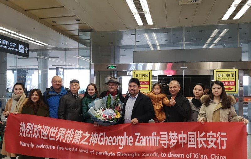 Gheorghe Zamfir, primit ca un erou național în China