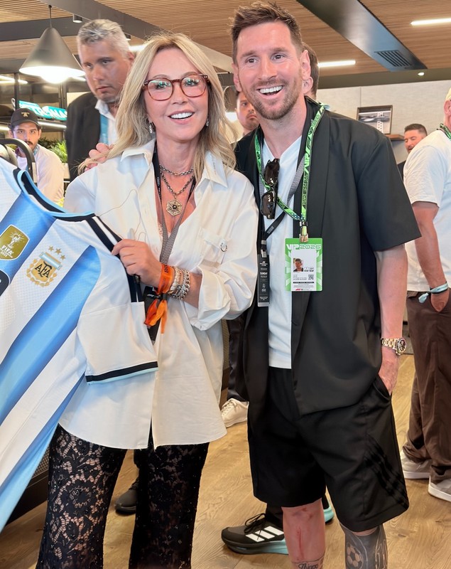 Cum au fost surprinși împreună Anastasia Soare și Lionel Messi: „Ceva ireal”. Unde au apărut cele două vedete