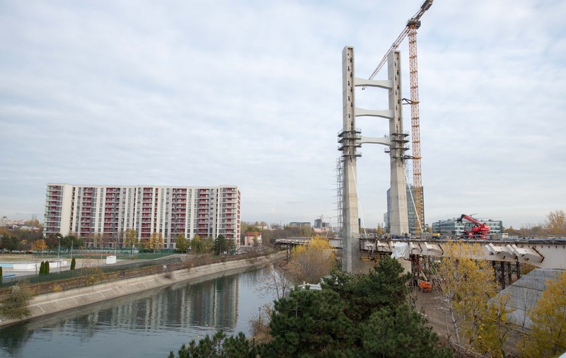 FOTO| Pasajul Splaiul Independenței- Ciurel- Autostrada București- Pitești prinde contur. În ce stadiu sunt lucrările?