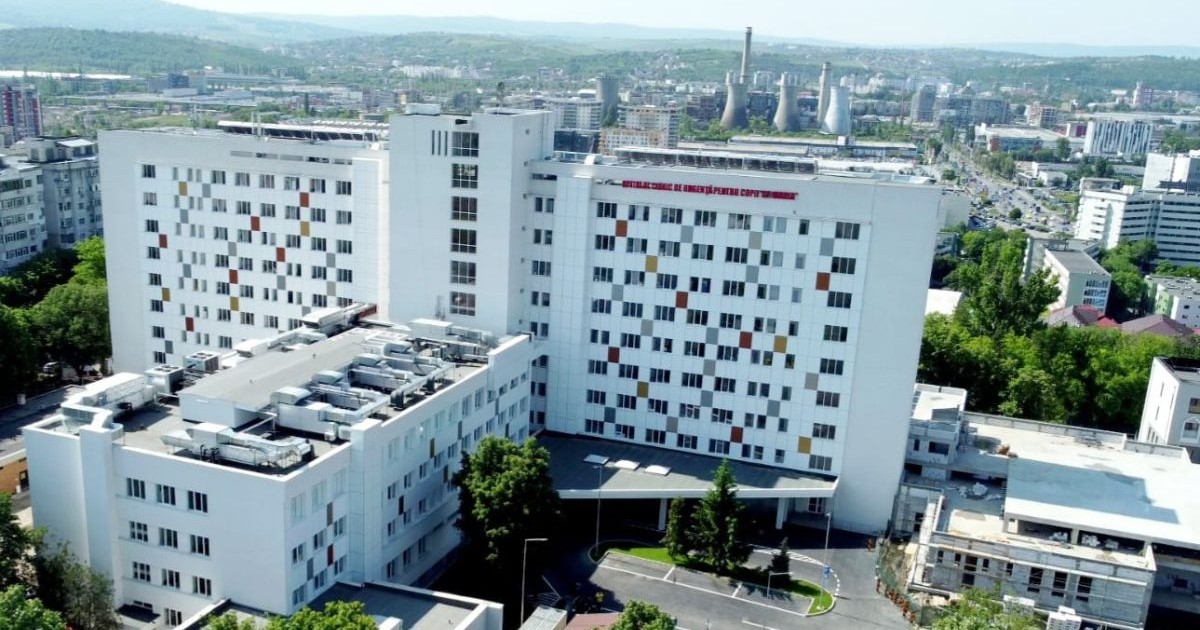 fațada Spitalului Clinic de Urgenta pentru Copii Sfanta Maria Iasi