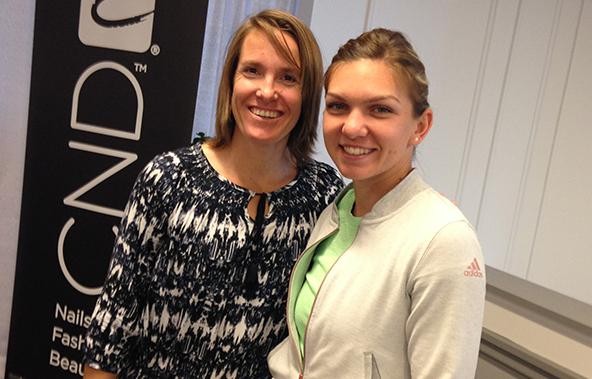 Justine Henin și Simona Halep