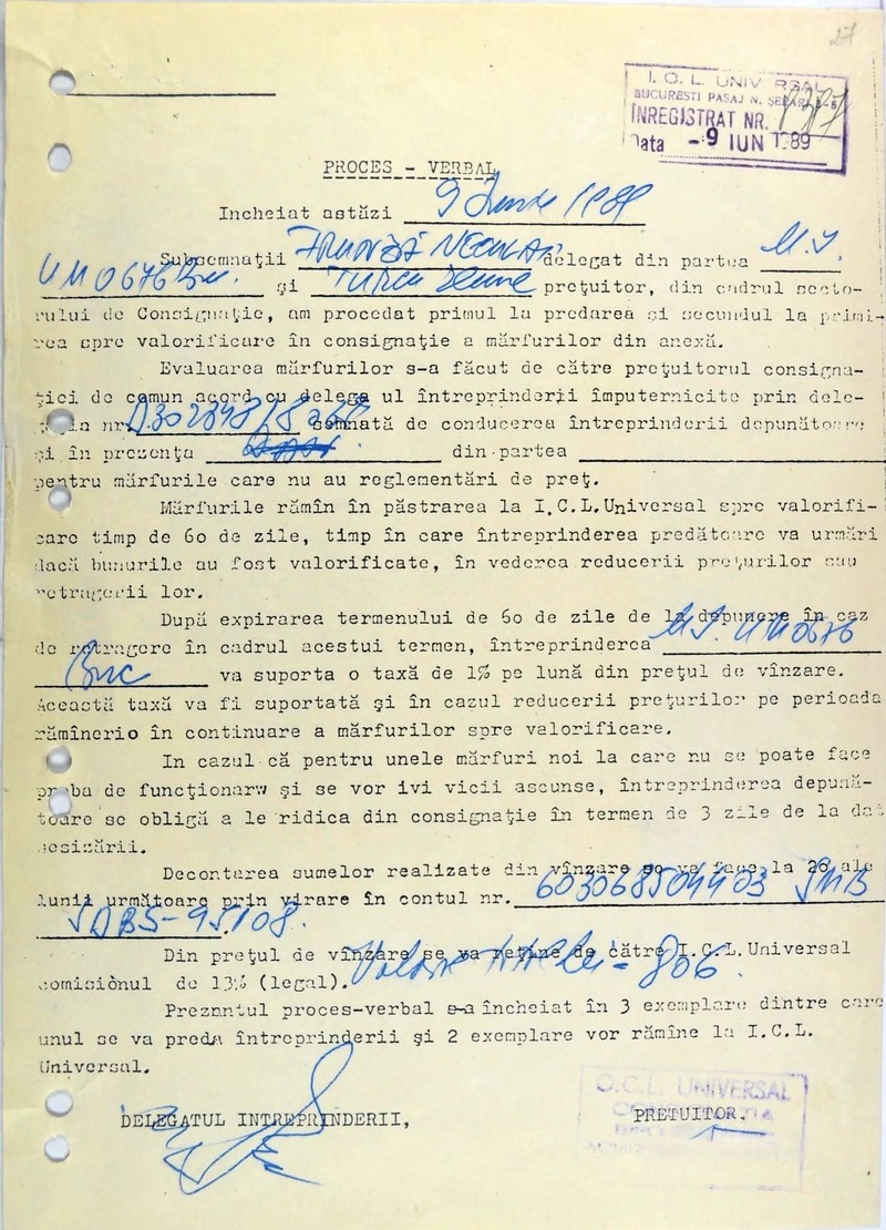 Bunurile confiscate erau predate prin intermediul unor procese-verbale către consignații. Sursa foto: CNSAS