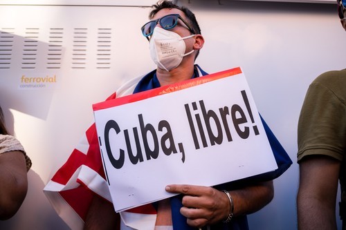 Mișcări de susținere au apărut în mai multe orașe din SUA și Europa cu comunități importante de cubanezi Foto: Profimedia