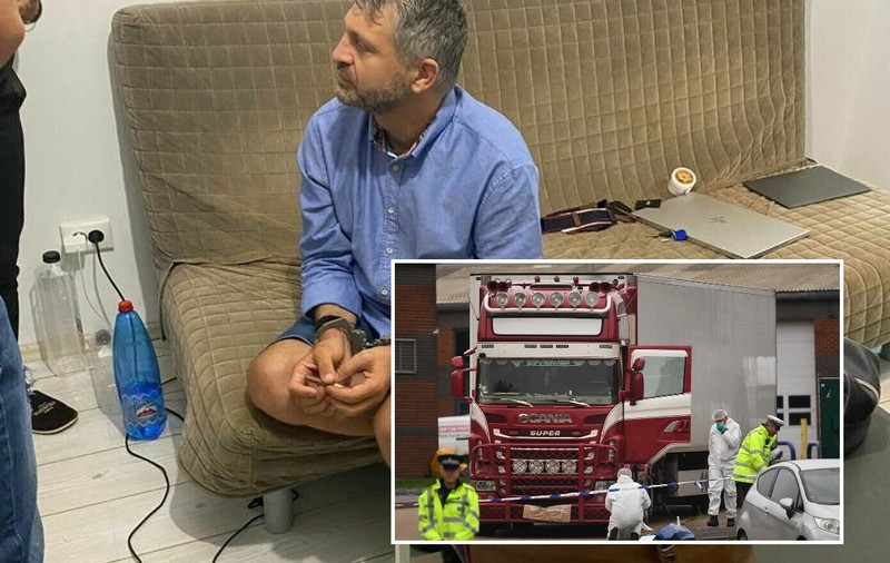 Șoferul român de TIR implicat în moartea a 39 de migranți vietnamezi într-un camion frigorific, în Anglia, a pledat vinovat și a fost condamnat