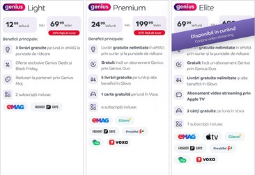 Ce conțin cele trei noi abonamente eMag Genius