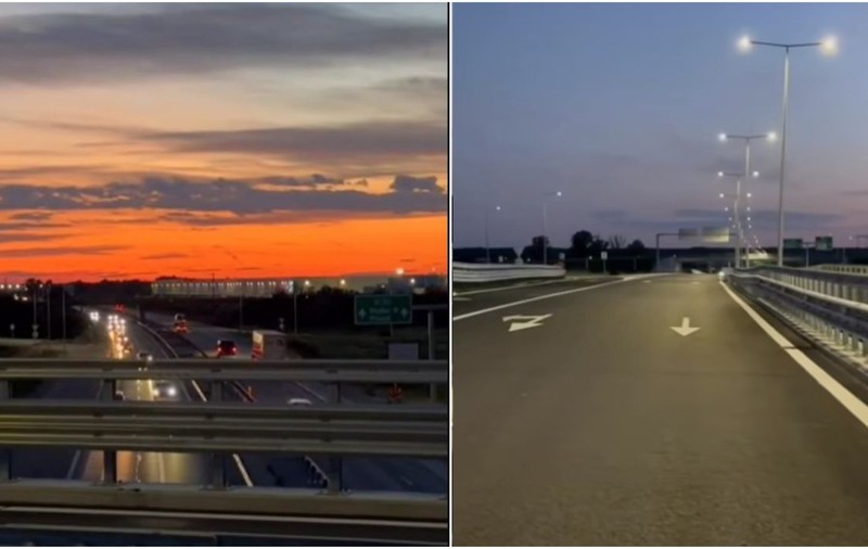 Cum arată noua bucată din Autostrada Bucureștiului A0 cu două săptămâni înainte de inaugurare