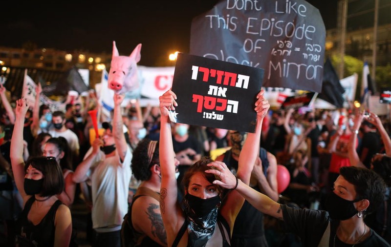 Israelieni arestați la protestele împotriva premierului Netanyahu