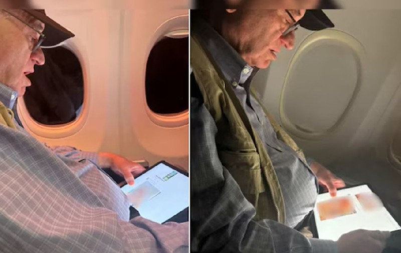 Politician filmat uitându-se la poze cu femei dezbrăcate, în timp ce călătorea cu avionul, în SUA: „Dacă trebuie să zbori peste țară, te uiți la multe lucruri pe tabletă”