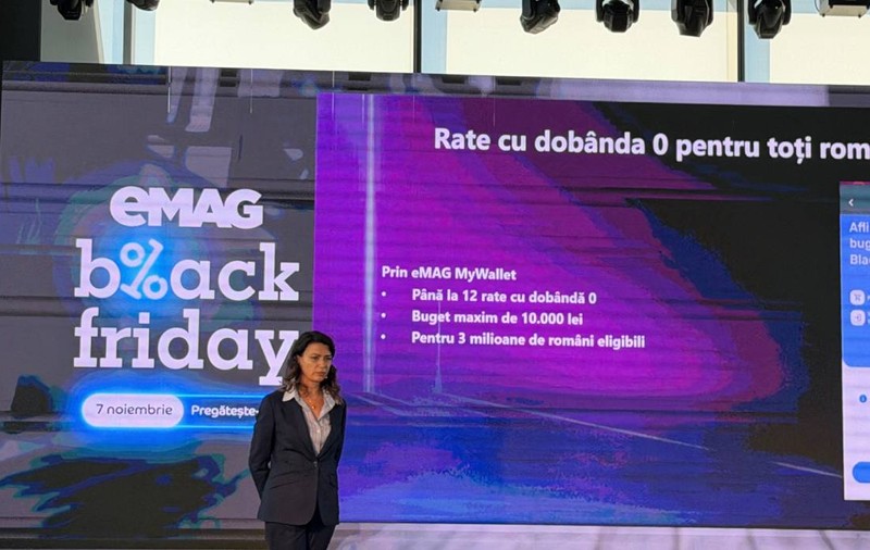 Black Friday 2025 la eMAG: cum deblochezi o sumă mai mare în My Wallet ca să-ți cumperi tot ce vrei în rate fără dobândă