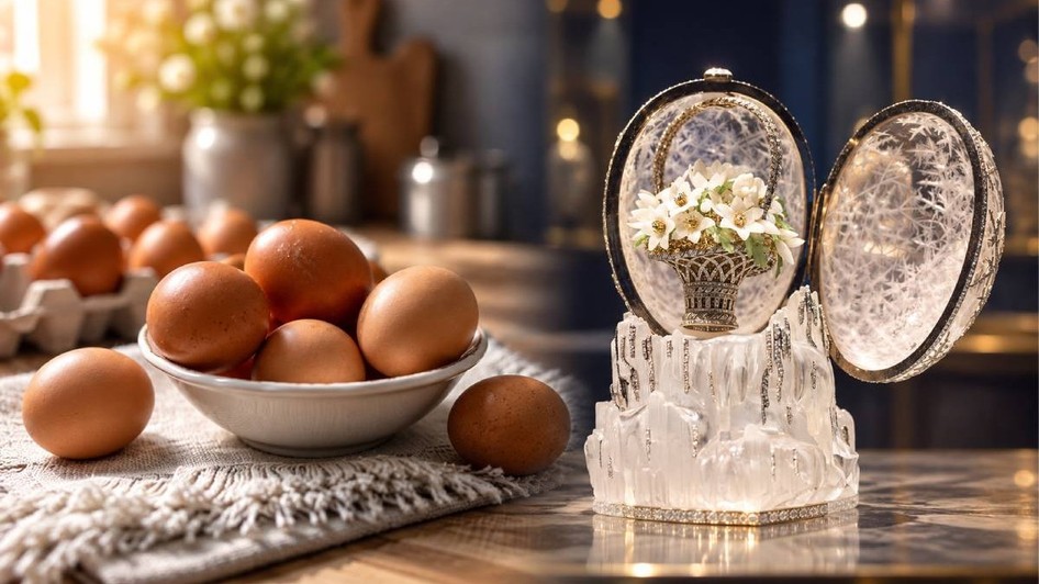 Cum a ajuns un aliment bogat în proteine să inspire o bijuterie Fabergé de 26 de milioane de euro creată pentru țarul Alexandru al III-lea. Pe 9 octombrie sărbătorim Ziua Mondială a Oului