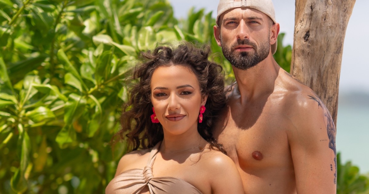 Francesca Sarao și Cristi Pungă de la Insula iubirii