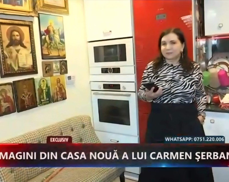 Imagini din casa în care locuiește Carmen Șerban. Artista și-a făcut propriul altar