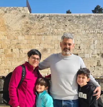David și familia lui. Foto: Blick