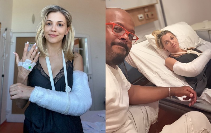 Andreea Ibacka, detalii neștiute despre accidentul de motocicletă în care ea și Cabral au fost implicați. „M-a aruncat la 5 metri”