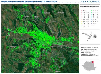 Iașiul din satelit