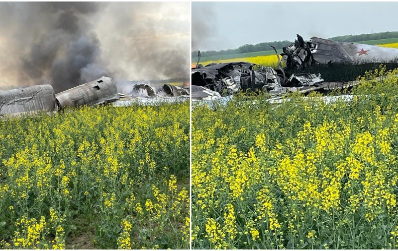 Un bombardier rusesc s-a prăbușit în regiunea Stavropol. Se întorcea dintr-o misiune de luptă | VIDEO