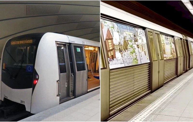 Metroul lui Moș Crăciun circulă pe două magistrale din București. Anunțul făcut de Metrorex