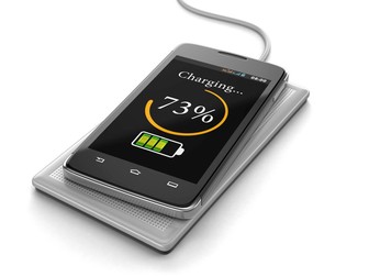 Wireless charging of smartphone