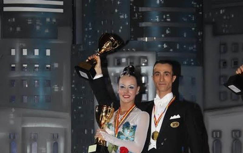 Sora lui Mihai Petre a devenit campioană naţională la dans sportiv