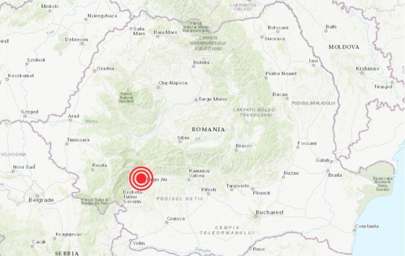 Cutremur cu magnitudinea 4,2 în județul Gorj. Seismul a fost urmat de trei replici