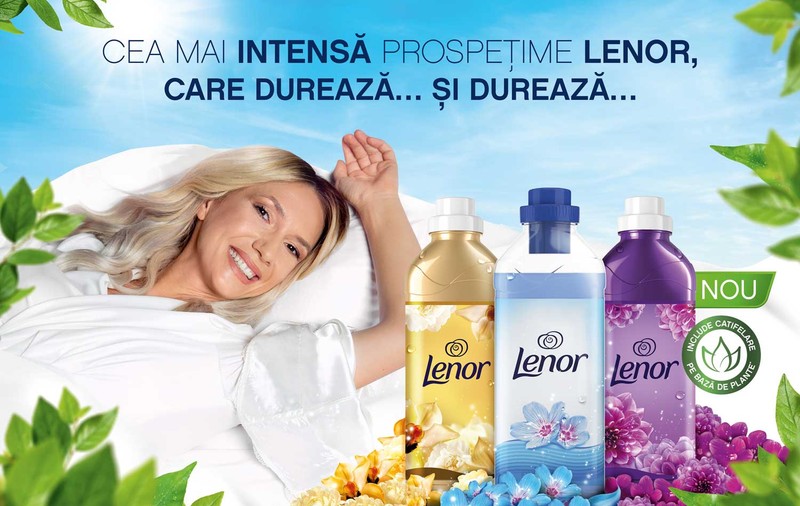 Noile balsamuri Lenor: cea mai intensă prospețime de la Lenor și catifelare pe bază de plante