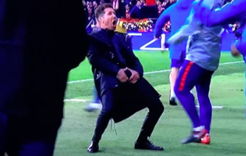 Diego Simeone, gest obscen la meciul Atletico Madrid - Juventus Torino 2-0. Cum s-a apărat antrenorul
