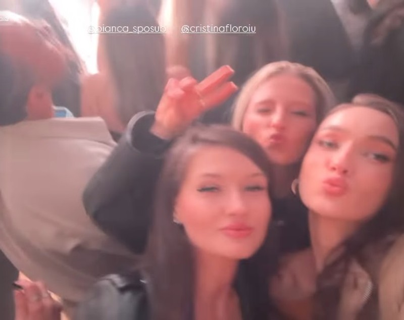 Cum a apărut Viviana Sposub în club, la Mamaia, după despărțirea de George Burcea. A băut șampanie și nu s-a distrat singură