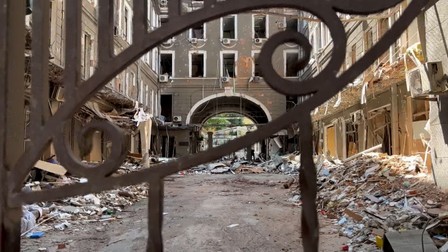 Curtea interioară a Palatului Muncii