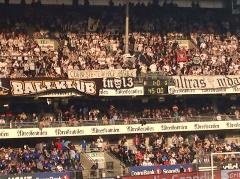 Mesajul fanilor de la Rosenborg