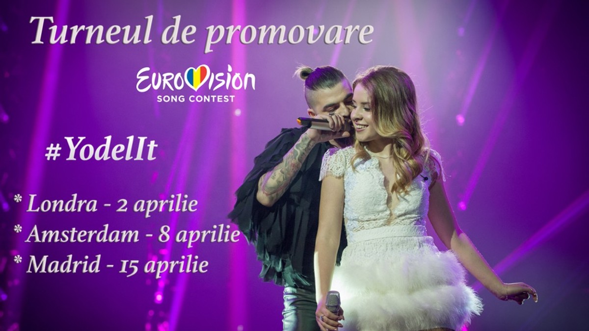Ilinca şi Alex Florea, câștigătorii Eurovision România 2017, pleacă în turneu. Își promovează piesa "Yodel It" în Europa