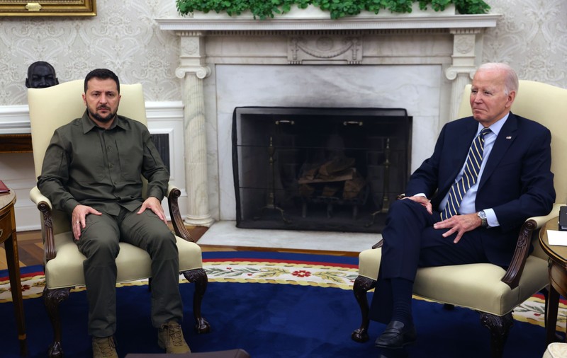 Joe Biden l-a primit pe Volodimir Zelenski la Casa Albă. „Capacitatea Ucrainei de a se apăra singură este esențială”, i-a transmis liderul american | VIDEO